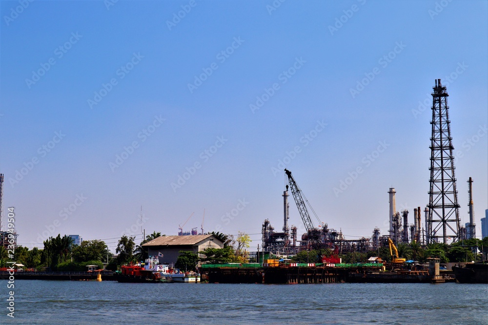 cranes in the port cranes in the port