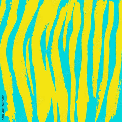 Zebra print, animal skin, tiger stripes, abstract pattern, line background, fabric. Amazing hand drawn vector illustration.