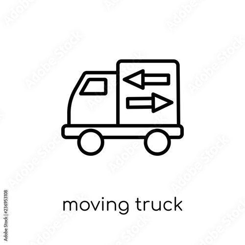 Moving truck icon from collection.