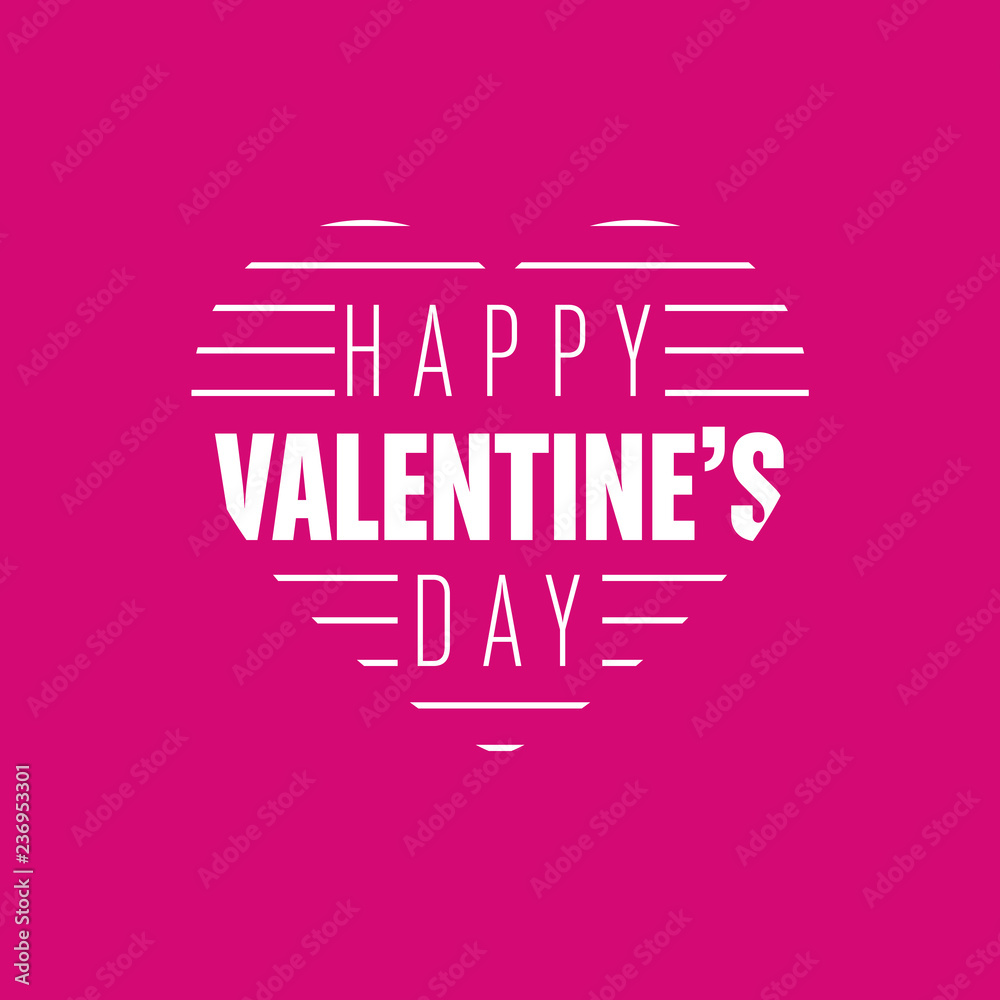 Fototapeta premium happy valentine's day