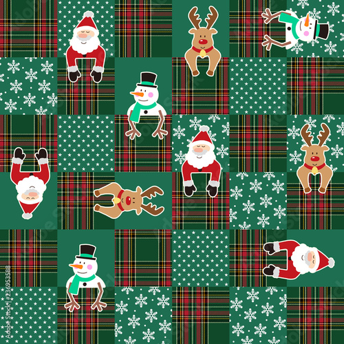 クリスマスのイメージパターン,