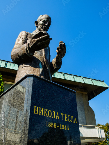 Serbia. Nicol Tesl's monument. photo