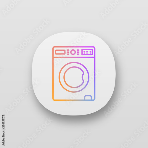 Washing machine app icon