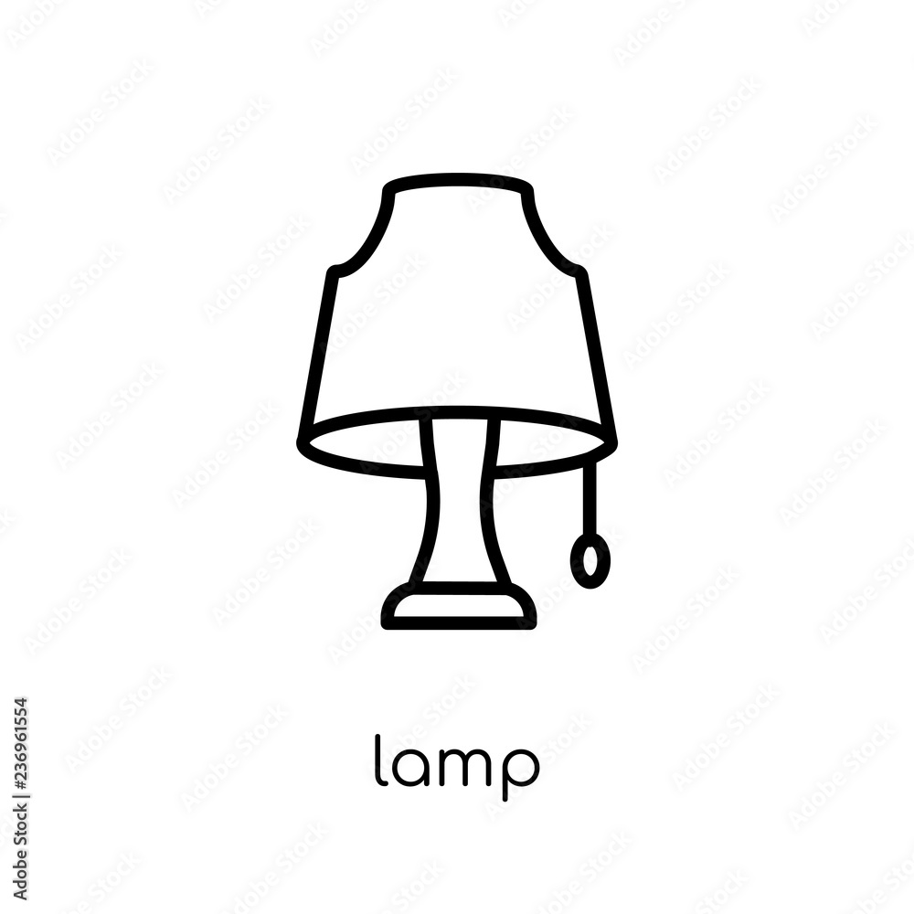 Lamp icon from Furniture and household collection. Lamp icon from Furniture and household collection.