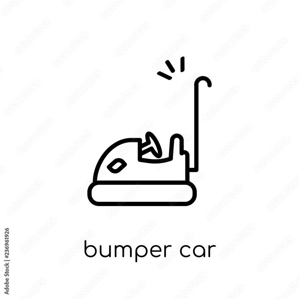 Bumper car icon from Entertainment collection. Bumper car icon from Entertainment collection.