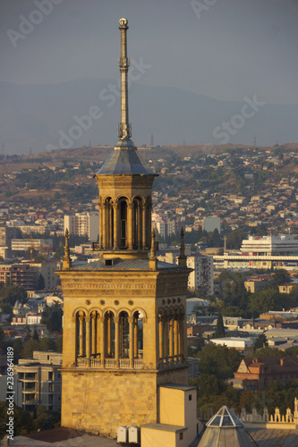 Aerial view of Tbilisi, Georgia 