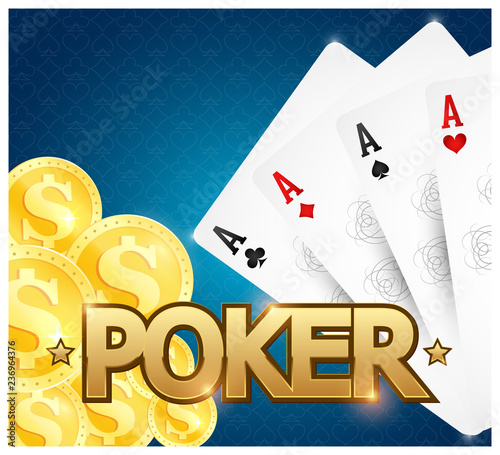 Cards and game chips for playing poker and gambling