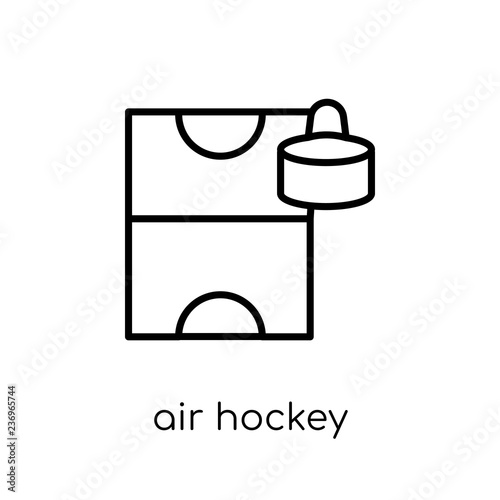Air hockey icon from Arcade collection.