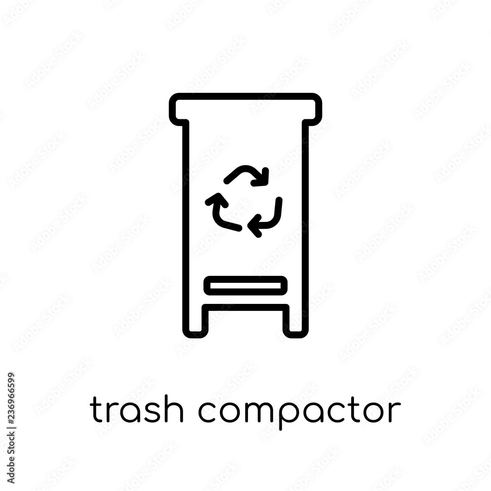 trash compactor icon from Electronic devices collection. trash compactor icon from Electronic devices collection.