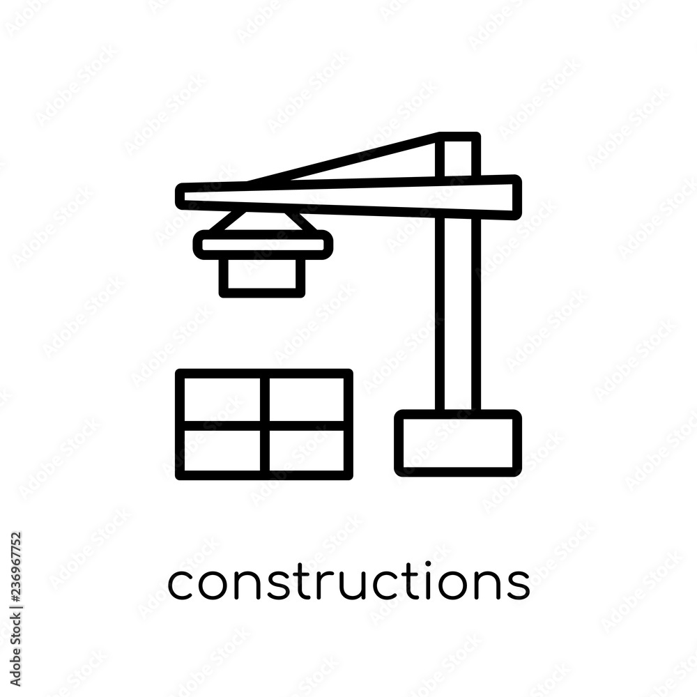 Constructions icon from collection. Constructions icon from collection.