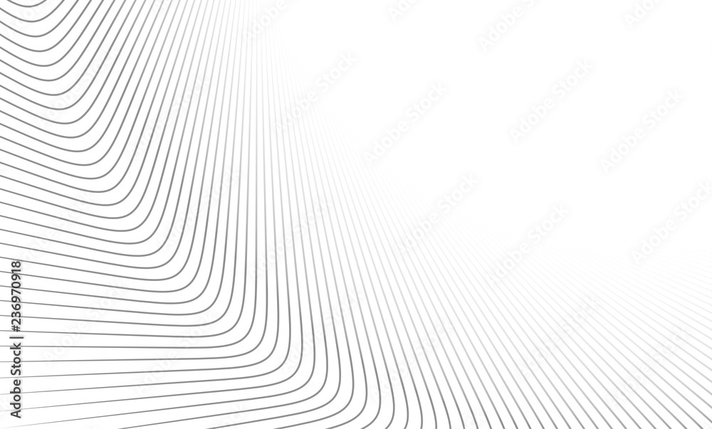 Vector Illustration of the pattern of gray lines on white background. EPS10.