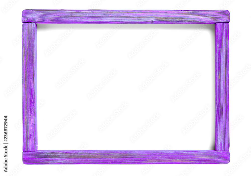 vibrant purple wood frame isolated vibrant purple wood frame isolated