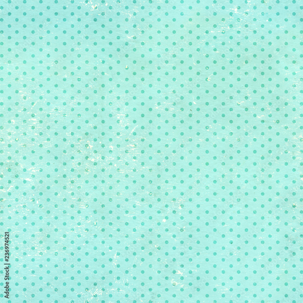Retro pattern with dots and paper texture