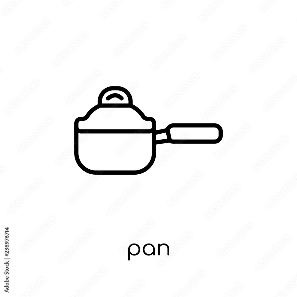 Pan icon from collection. Pan icon from collection.