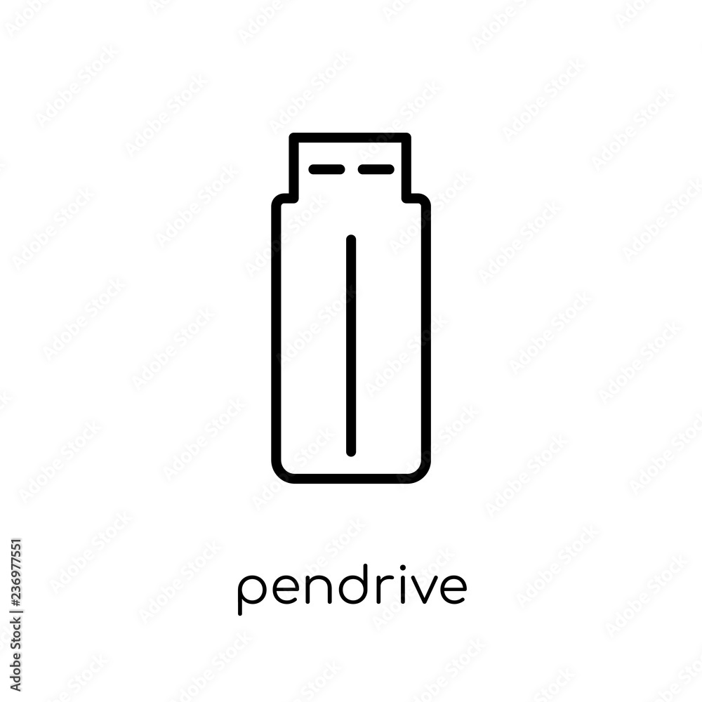 Pendrive icon from Electronic devices collection. Pendrive icon from Electronic devices collection.