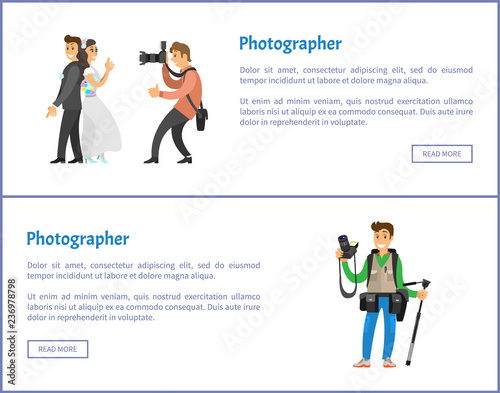 Wedding Photographer and Photojournalist Banners