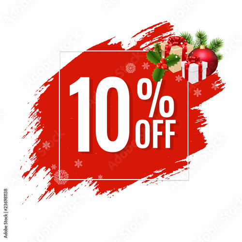 Sale Red Blobs Banner