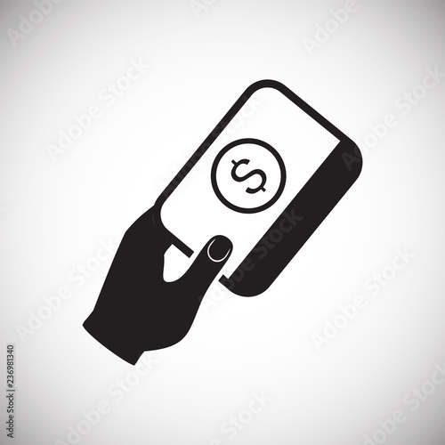 Crowdfunding investment icon on white background for graphic and web design, Modern simple vector sign. Internet concept. Trendy symbol for website design web button or mobile app