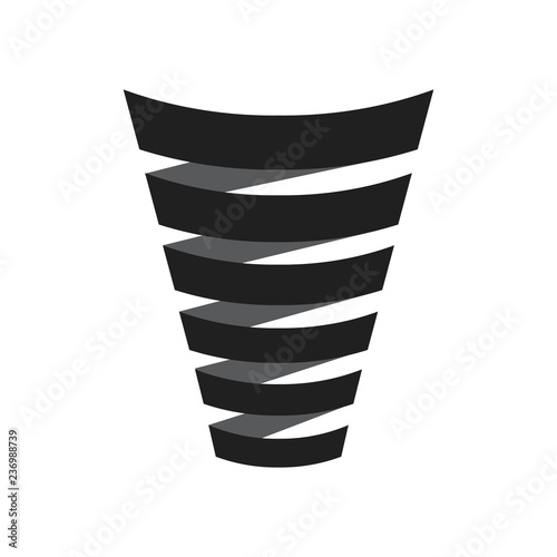 Business sales funnel infographics. Strategy business funnel marketing vector illustration