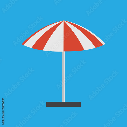 Umbrella for outdoor event vector. Umbrella beach market tent