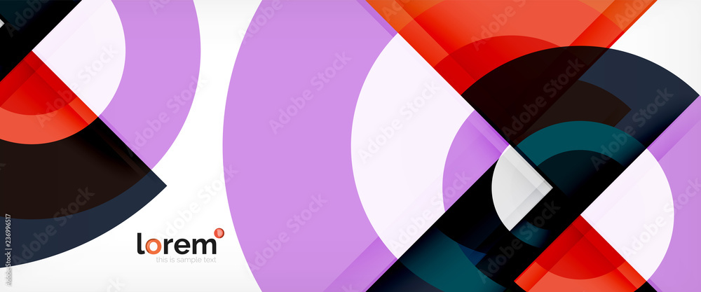Multicolored round shapes abstract background Multicolored round shapes abstract background
