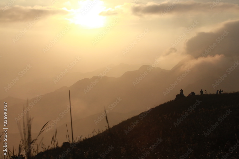 meadow of sunset peak in hong kong lantau island meadow of sunset peak in hong kong lantau island