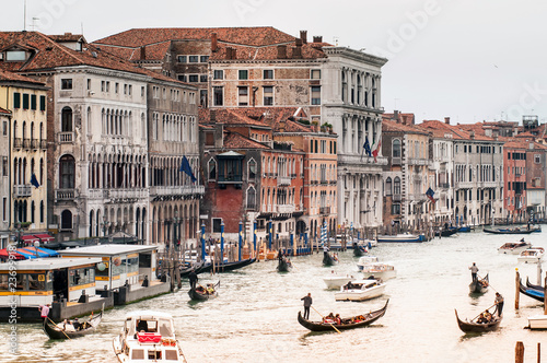 View of Venice from Rialto bridge