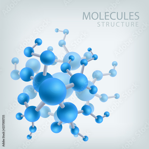 Molecule structure structure, vector