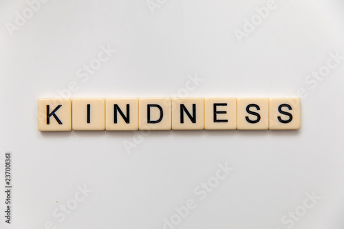 kindness letter blocks