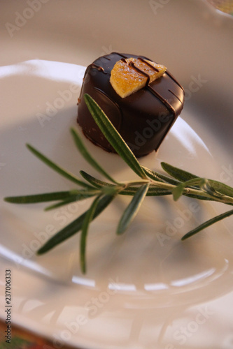chocolate and rosemary