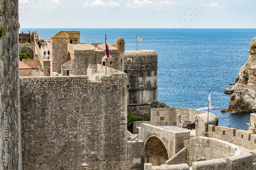 Dubrovnik City Walls and Defense Tower photo