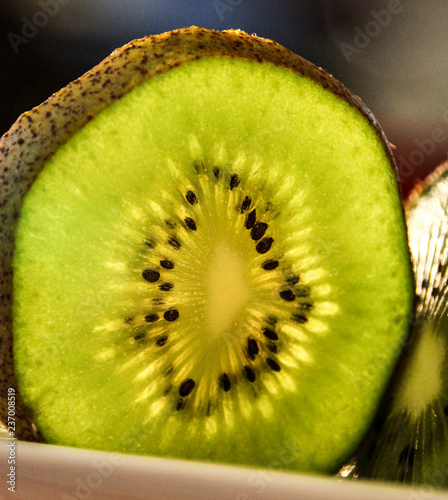 slice of kiwi