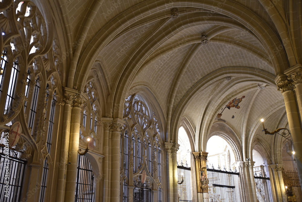 Voûtes de la cathédrale de Tolède, Espagne