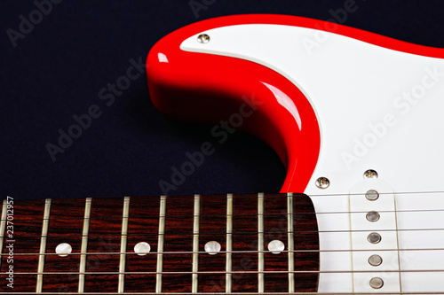 Red guitar part