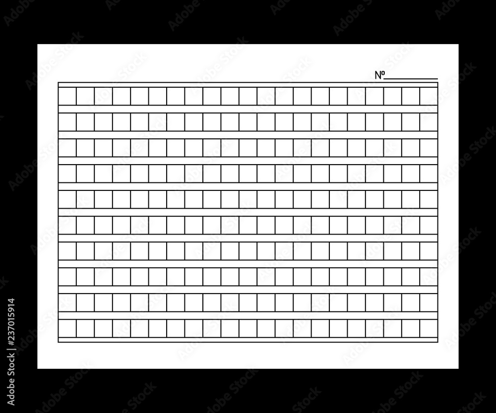 Squared manuscript vector Squared manuscript vector
