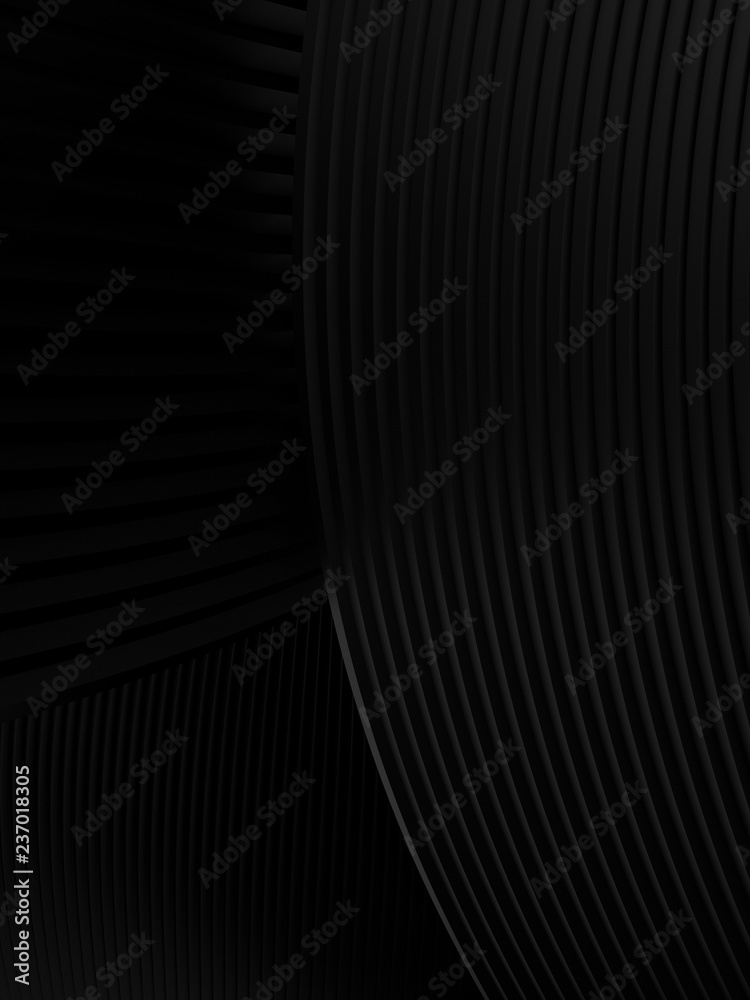 abstract Illustration. luxurious black line background 