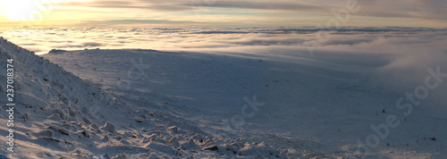 Winter climb on the mountain iremel. Republic of Bashkortostan
