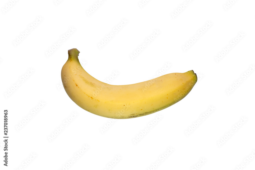 Fresh banana isolated on white background