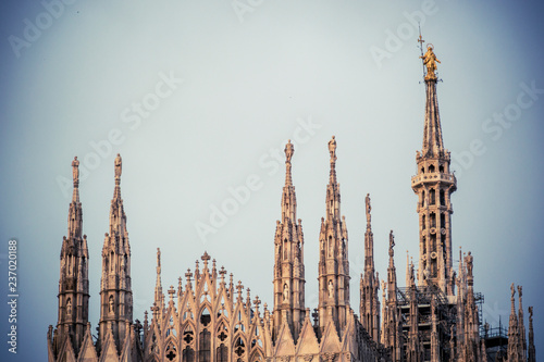 Duomo of Milan, Cathedral in the center of Milan © Sergio Pazzano