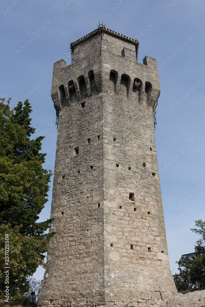 Observation tower in San Marino