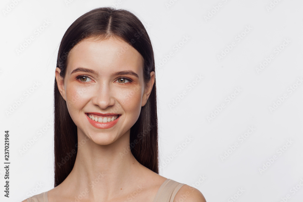 Portrait of a smiling woman Portrait of a smiling woman
