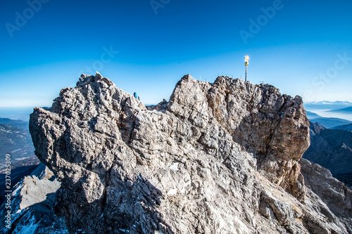 Zugspitze Gipfel und Gipfelkreuz