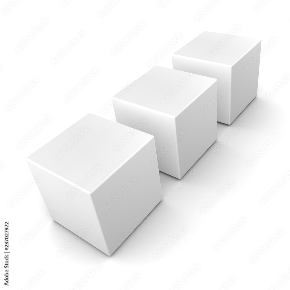 3d open box isolated on white background 3d open box isolated on white background