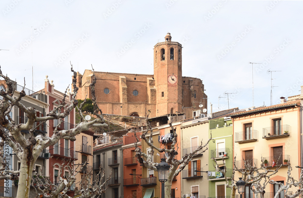 square of Balaguer, Lleida province, Catalonia, Spain