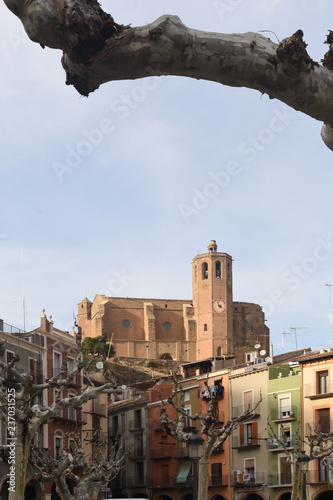 square of Balaguer, Lleida province, Catalonia, Spain