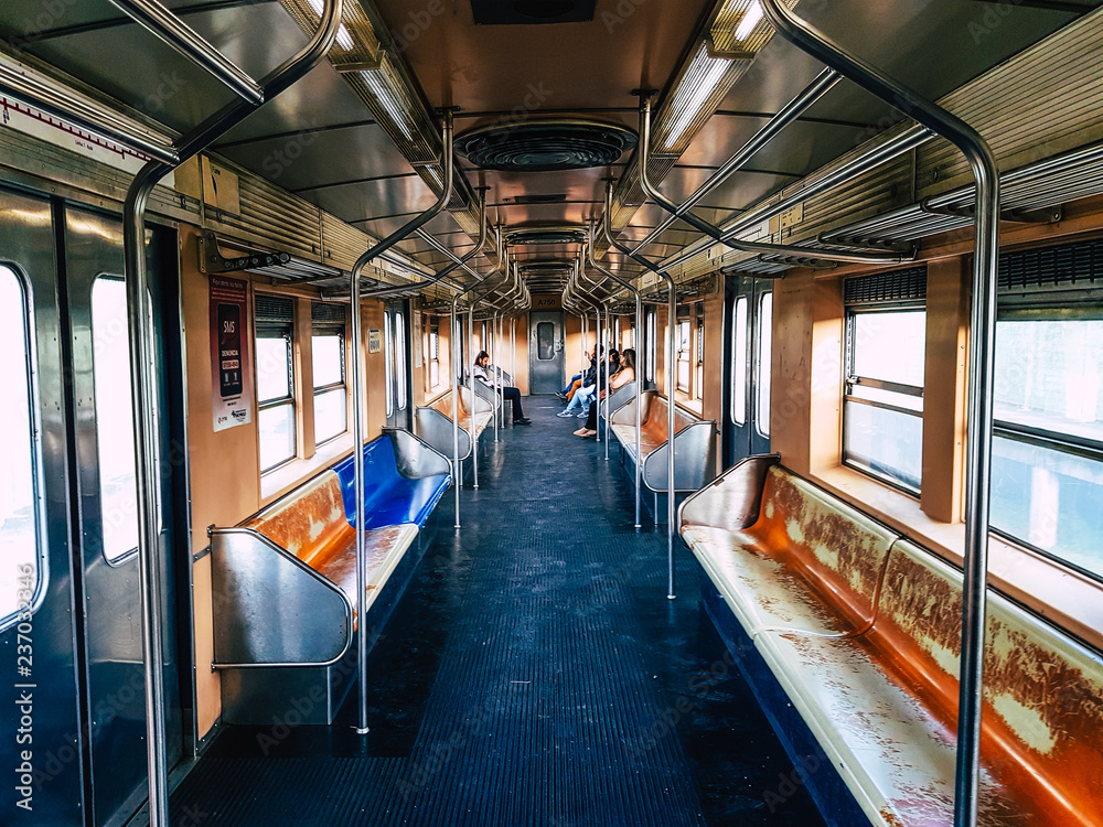 Fototapeta premium interior of the train