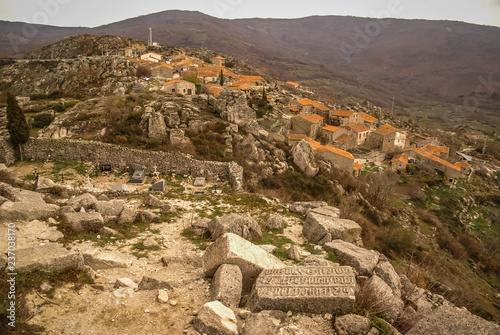 Ruins in Trevejo in Caceres, Estremadura in Spain photo