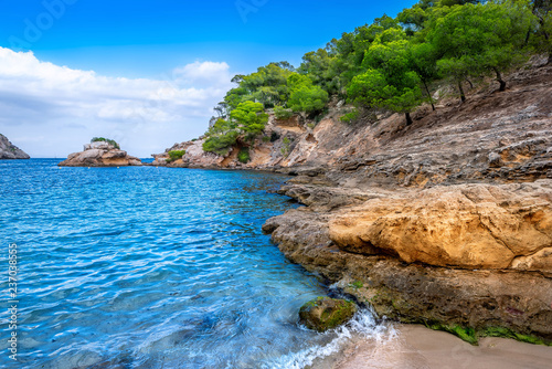beautiful coastline of mall...