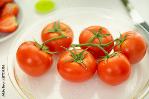 fresh red tomato