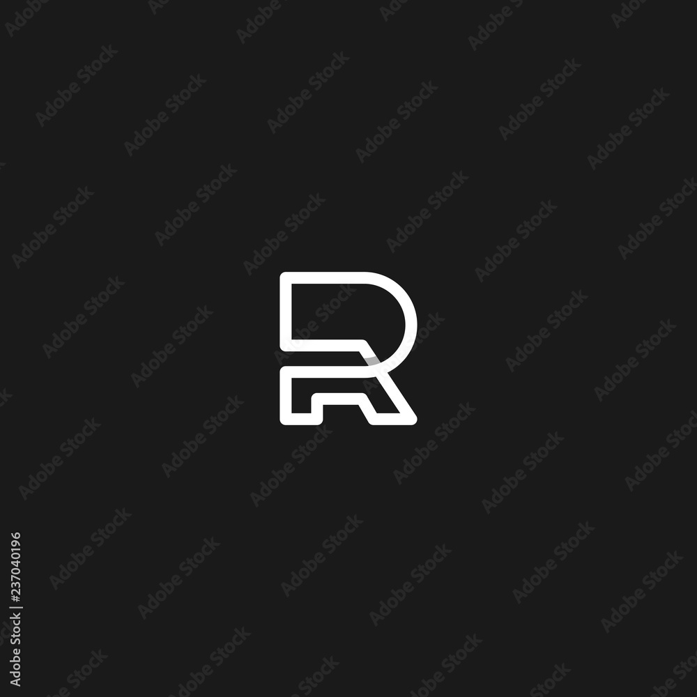 Letter R logo design Logo template, Creative R logo vector symbol, Letter R in futuristic, sophisticated and techy style. Letter R logo design Logo template, Creative R logo vector symbol, Letter R in futuristic, sophisticated and techy style.